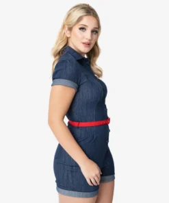 Unique Vintage Patsy Blue Denim Romper 10 Unique Vintage Patsy Blue Denim Romper