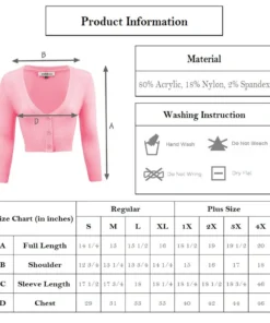 MAK Cropped Cardigan (Various Colours) Tops 17 MAK Cropped Cardigan (Various Colours) Tops