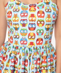Unique Vintage Darcy Owl Print Swing Dress 10 Unique Vintage Darcy Owl Print Swing Dress