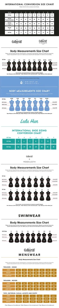 Suzie's Bombshell Boutique Collectif Judy Teacup Striped Swing Dress 8 Suzie's Bombshell Boutique Collectif Judy Teacup Striped Swing Dress