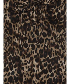 Collectif Sasha Leopard Pencil Dress