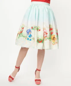 Unique Vintage X Strawberry Shortcake Garden Party Skirt