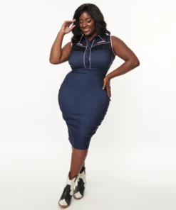 Unique Vintage Western Fringed Wiggle Dress