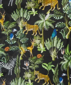 Unique Vintage Tarrytown Hostess Jungle Print Dress