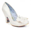 Irregular Choice Nick Of Time Shoes - White