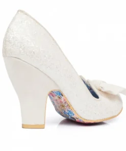 Irregular Choice Nick Of Time Shoes - White
