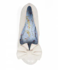 Irregular Choice Nick Of Time Shoes - White
