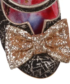 Irregular Choice Fancy That Shoes - Blk/Gold