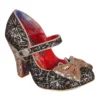 Irregular Choice Fancy That Shoes - Blk/Gold