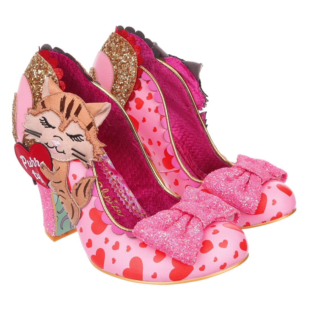 Irregular Choice Smitten Kitten Shoes - Pink 9 Irregular Choice Smitten Kitten Shoes - Pink