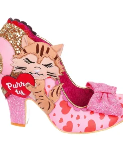 Irregular Choice Smitten Kitten Shoes - Pink