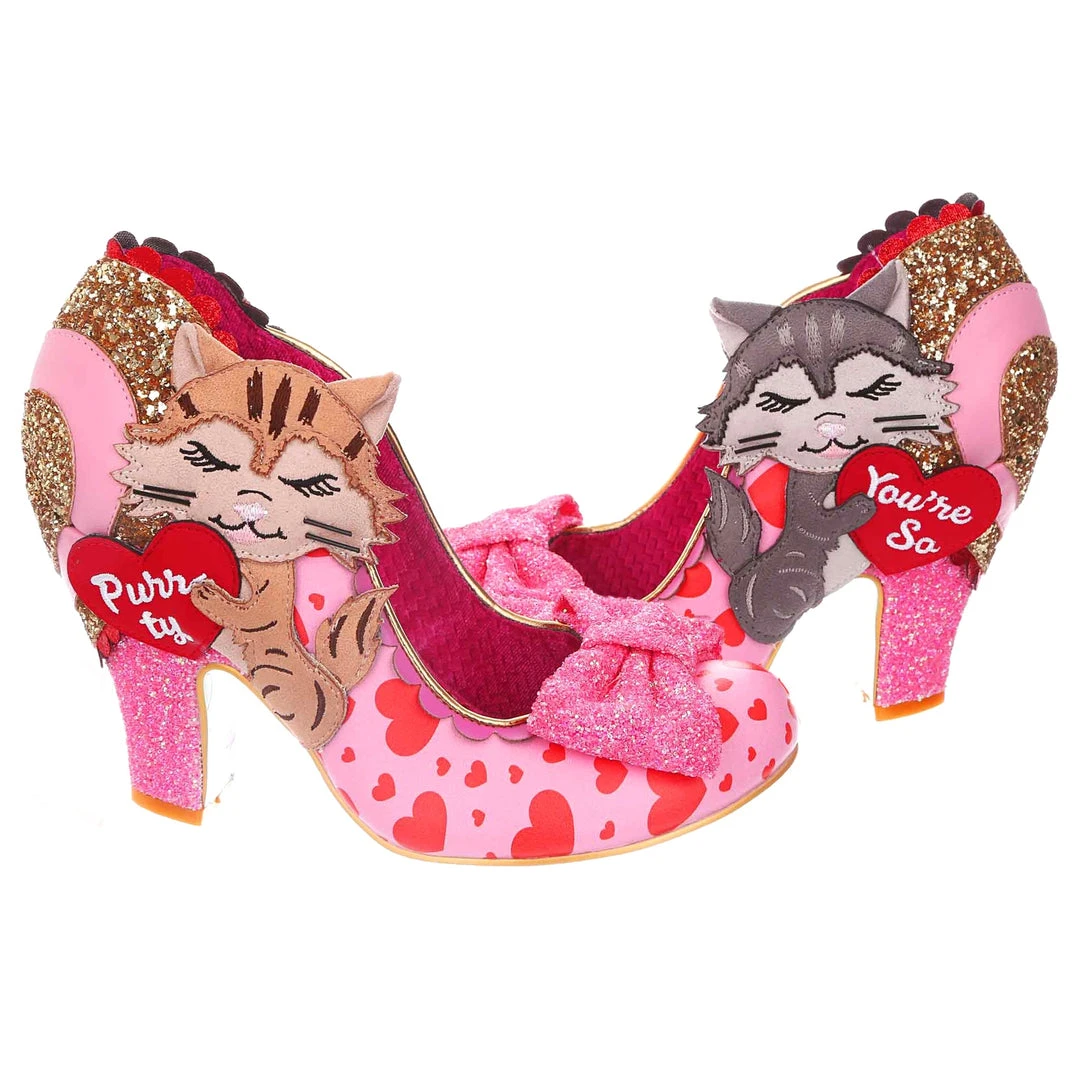 Irregular Choice Smitten Kitten Shoes - Pink 5 Irregular Choice Smitten Kitten Shoes - Pink
