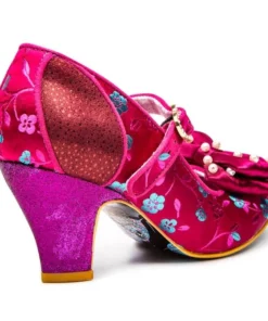 Irregular Choice Snow Drop Shoes - Red/Burgundy
