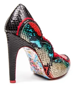 Irregular Choice Dare You Shoes - Black/Red 9 Irregular Choice Dare You Shoes - Black/Red