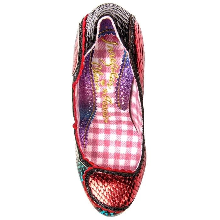 Irregular Choice Dare You Shoes - Black/Red 6 Irregular Choice Dare You Shoes - Black/Red