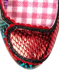 Irregular Choice Dare You Shoes - Black/Red 11 Irregular Choice Dare You Shoes - Black/Red