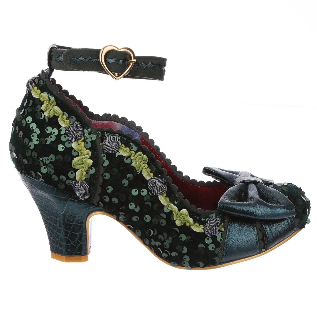 Irregular Choice Trellis Shoes - Green 4 Irregular Choice Trellis Shoes - Green