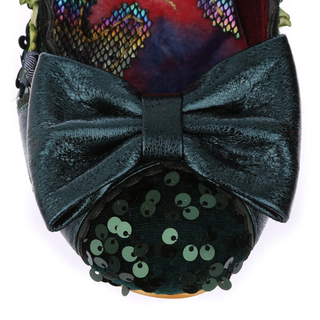 Irregular Choice Trellis Shoes - Green 7 Irregular Choice Trellis Shoes - Green