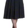Hell Bunny Doralee Tartan Swing Skirt