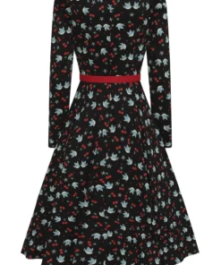Collectif Meg Swallows & Cherries Swing Dress 9 Collectif Meg Swallows & Cherries Swing Dress