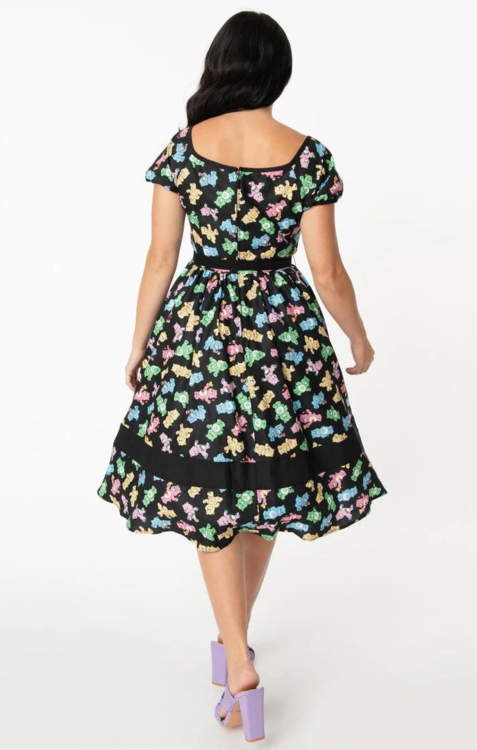 Unique Vintage X Care Bears Hannah Playtime Swing Dress 5 Unique Vintage X Care Bears Hannah Playtime Swing Dress