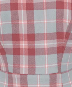 Collectif Demira Princess Check Pencil Dress