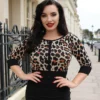 Collectif Erian Leopard Sweater