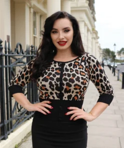 Collectif Erian Leopard Sweater