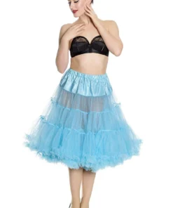Hell Bunny Petticoat - Turquoise Blue