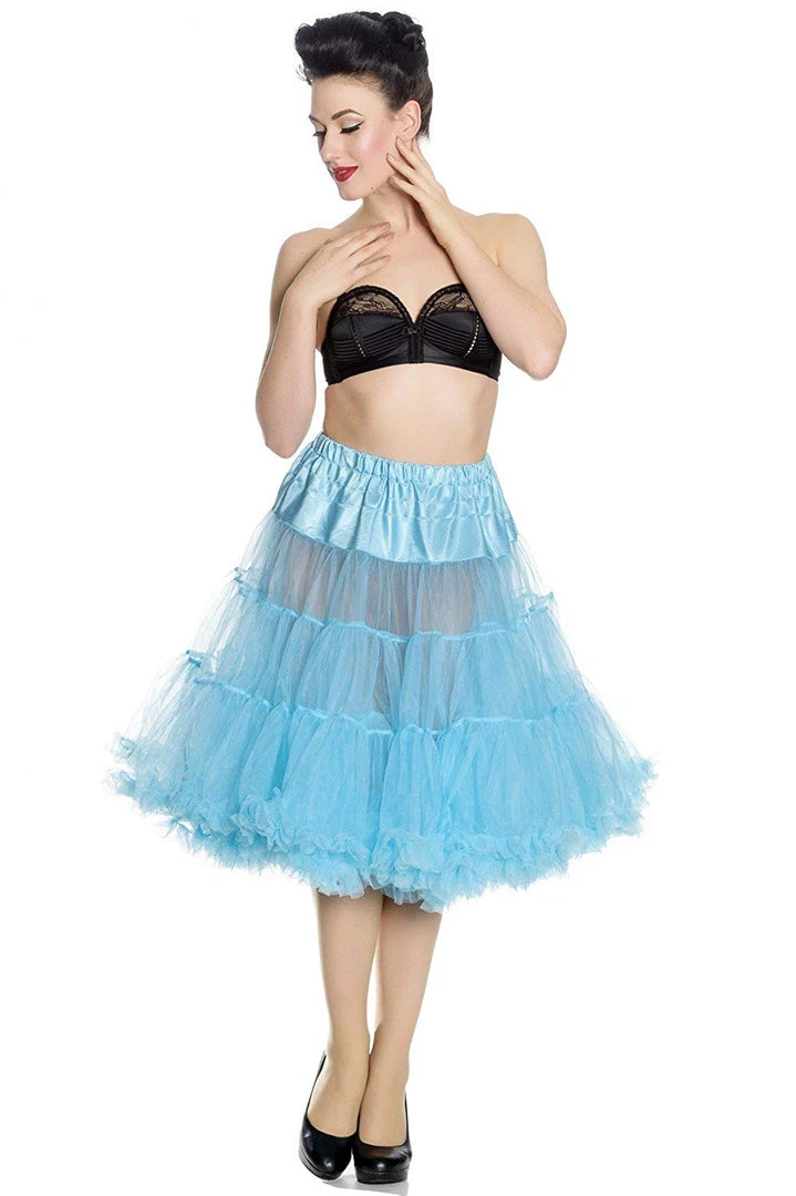 Hell Bunny Petticoat - Turquoise Blue 3 Hell Bunny Petticoat - Turquoise Blue
