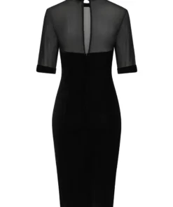 Collectif Wednesday Velvet Pencil Dress 15 Collectif Wednesday Velvet Pencil Dress