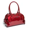 Lux De Ville Double Bow Tote - Red Shiny