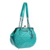 Lux De Ville Ahoy Kiss Lock Bag - Mermaid Blue Sparkle