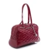 Lux De Ville Temptress Tote Medium - Red Crinkle Patent