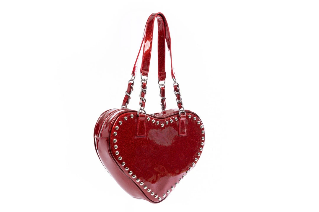 Lux De Ville Tainted Love Tote - Red Rum Sparkle 4 Lux De Ville Tainted Love Tote - Red Rum Sparkle