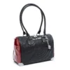 Lux De Ville Maltese Medium Tote - Black & Red Rum Sparkle