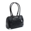 Lux De Ville Maltese Medium Tote - Black Matte
