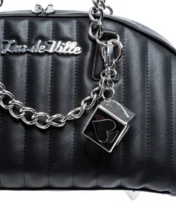 Lux De Ville Roulette Tote - Black Matte
