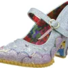 Irregular Choice Shortie Bread Shoes - Lavender & Blue