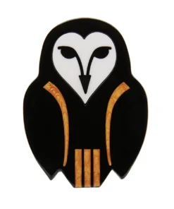 Erstwilder Art Nouveau Owl Ornamental Brooch
