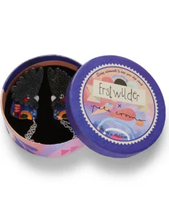 Erstwilder X Pete Cromer The Rare Red-Tail Cockatoo Cardigan Clips