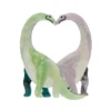 Erstwilder Dinosauria Neck And Neck Brooch - Green & Lilac