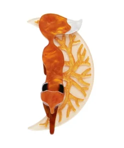 Erstwilder Art Nouveau The Prowling Fox Brooch
