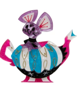 Erstwilder Kitschy Witch Alice's Wonderland What The Doormouse Said Brooch