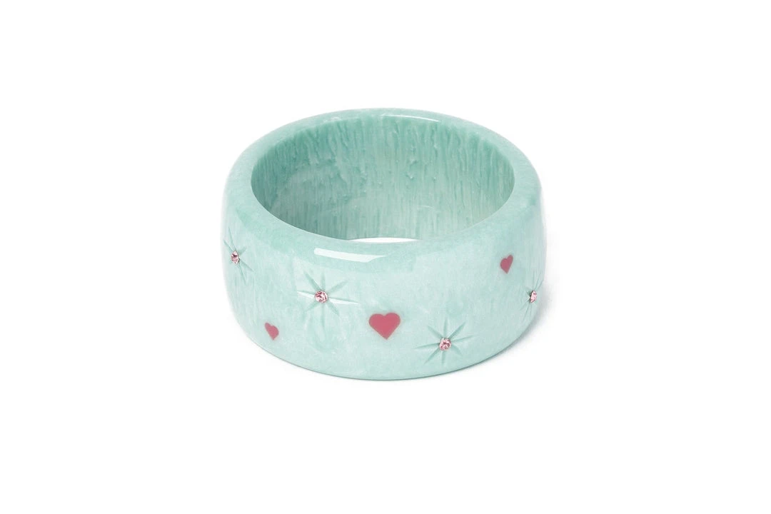 Splendette Valentine's Baby Doll Starburst Bangle Extra Wide 3 Splendette Valentine's Baby Doll Starburst Bangle Extra Wide