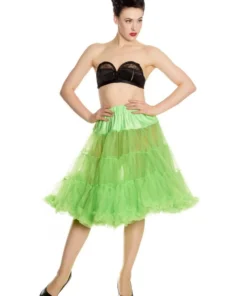 Hell Bunny Petticoat - Monster Green