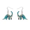Erstwilder Dinosauria I'll Be Brach Earrings - Blue Green