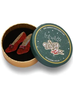 Erstwilder X The Wizard Of Oz Ruby Slippers Brooch