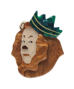 Erstwilder X The Wizard Of Oz Cowardly Lion Brooch