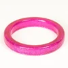 Splendette Fuchsia Glitter Bangle